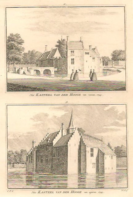 MIDDELBURG Ter Hooge - H Spilman - ca. 1750