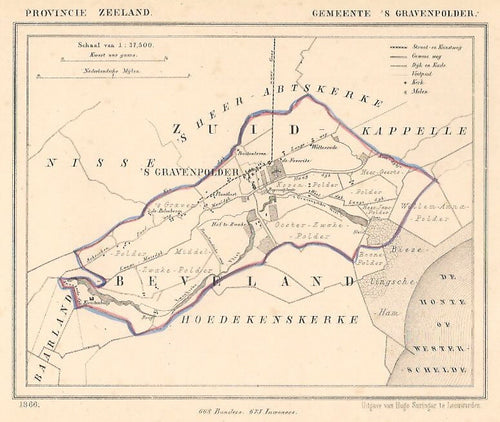 GRAVENPOLDER-'S - Kuijper / Suringar - 1866