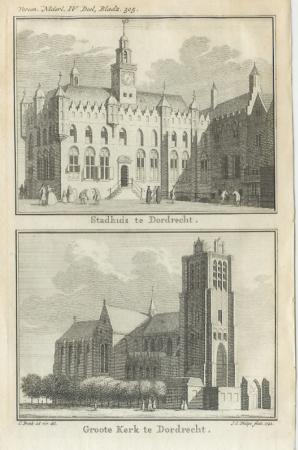 DORDRECHT Twee gezichten op een blad - JC Philips - 1742