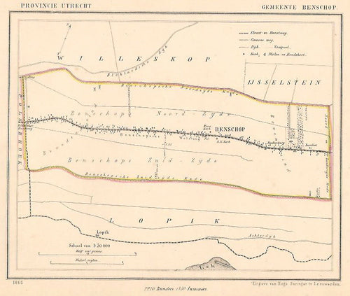 BENSCHOP - Kuijper/Suringar - 1865