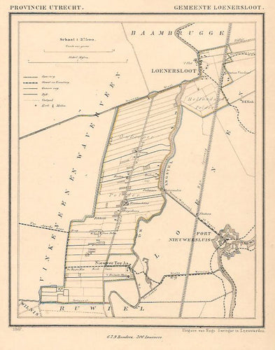 LOENERSLOOT - Kuijper/Suringar - 1867