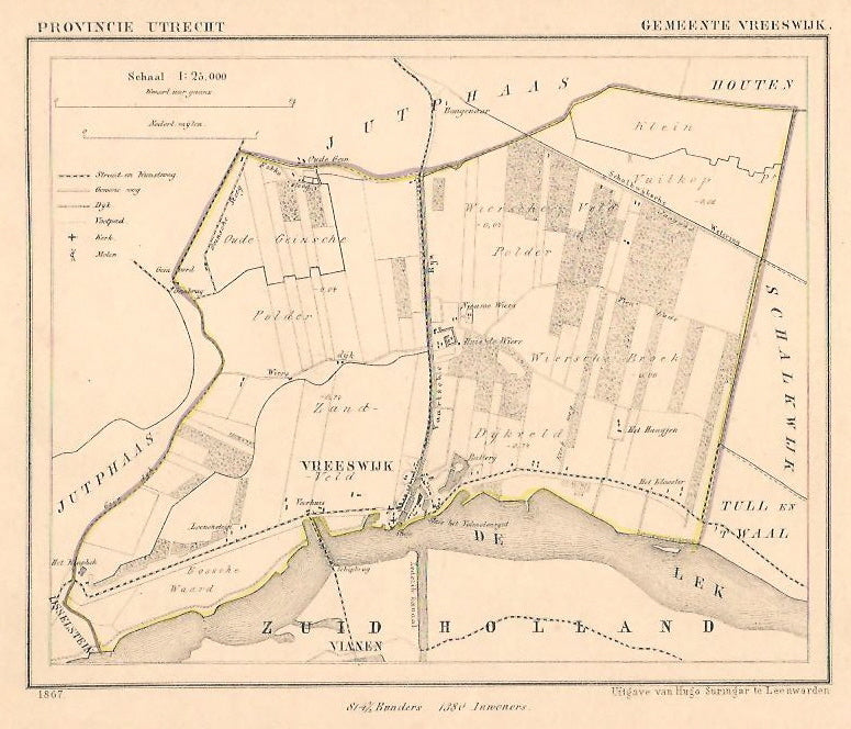 VREESWIJK (Nieuwegein) - Kuijper/Suringar - 1867