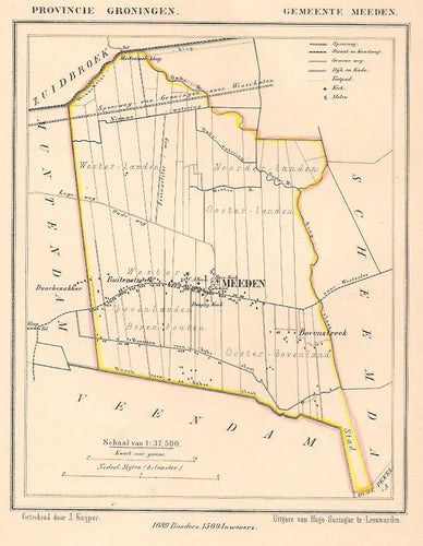 MEEDEN - Kuijper/Suringar - ca. 1867