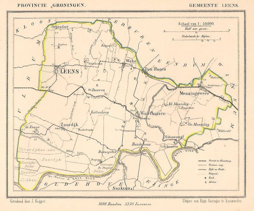 LEENS - Kuijper/Suringar - ca. 1867