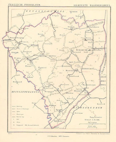 BAARDERADEEL - Kuijper/Suringar - 1866