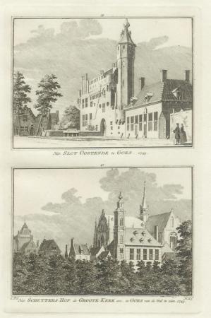GOES Slot Oostende en Schuttershof - H Spilman - ca. 1750