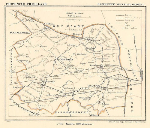 MENALDUMADEEL - Kuijper/Suringar - 1866