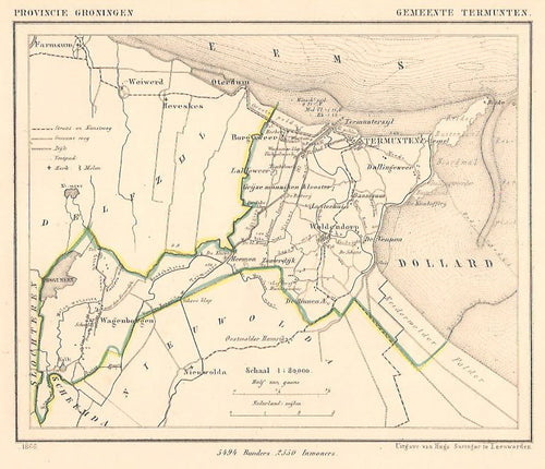 TERMUNTEN - Kuijper/Suringar - 1866