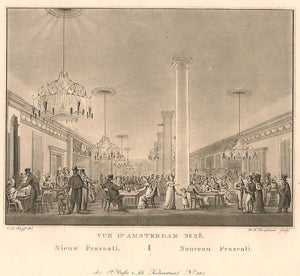 AMSTERDAM Nes Frascati - C de Kruyff / F Buffa - ca. 1825