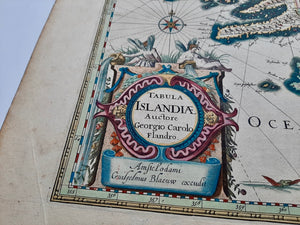 IJsland Iceland - W en J Blaeu - 1640