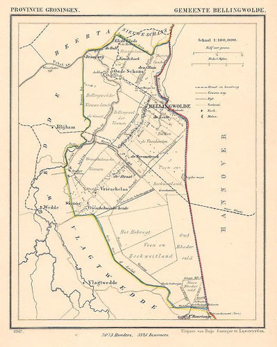 BELLINGWOLDE - Kuijper/Suringar - 1867