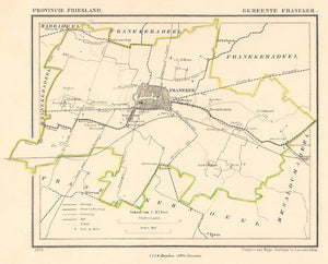 FRANEKER - Kuijper/Suringar - 1866