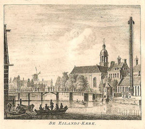 AMSTERDAM Eilandskerk - I Tirion / J Wagenaar - 1765