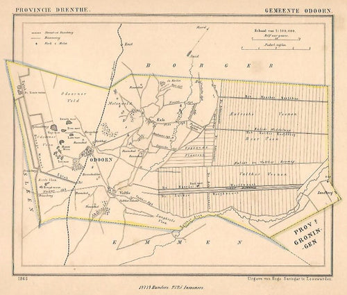 ODOORN - Kuijper / Suringar - 1865