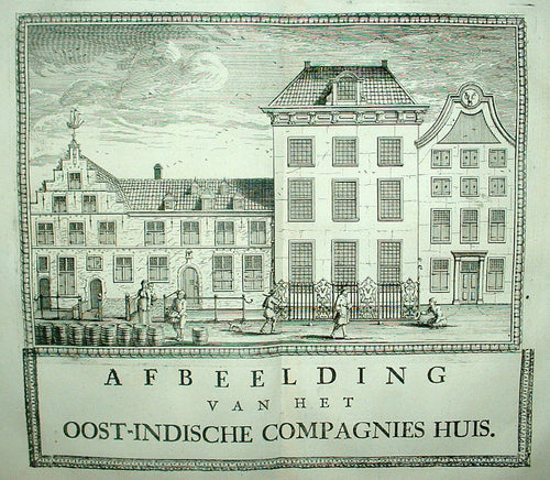 DELFT: VOC 'Oost-Indische Compagnies Huis' - R Boitet - 1729