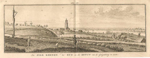 RHENEN Profielgezicht - H Spilman - ca. 1750