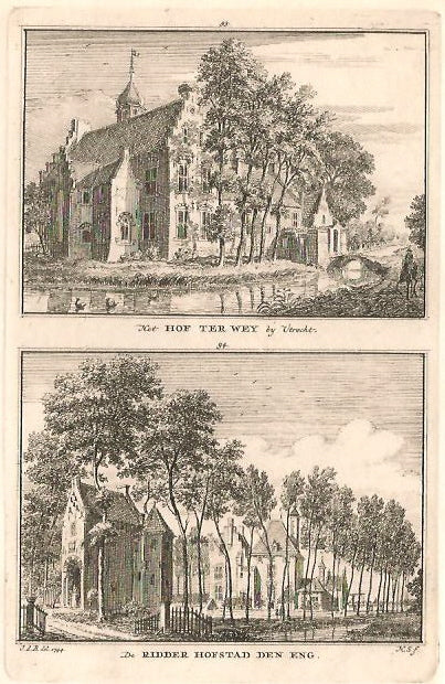 VLEUTEN Ter Wey en Den Eng - H Spilman - ca. 1750