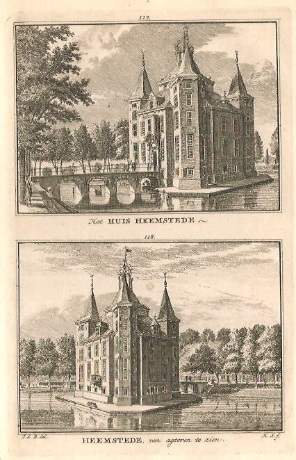 HOUTEN Huis Heemstede - H Spilman - ca. 1750