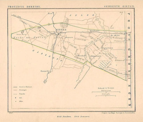 GIETEN - Kuijper / Suringar - 1867