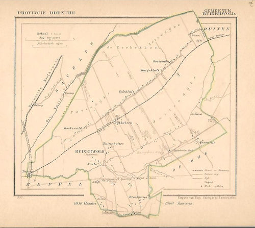 RUINERWOLD - Kuijper / Suringar - 1867