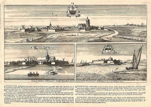STEENWIJK BLOKZIJL KUINDERSCHANS - J Peeters & C Bouttats - 1674