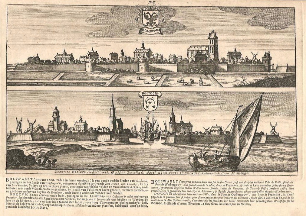 BOLSWARD DOKKUM - J Peeters & C Bouttats - 1674