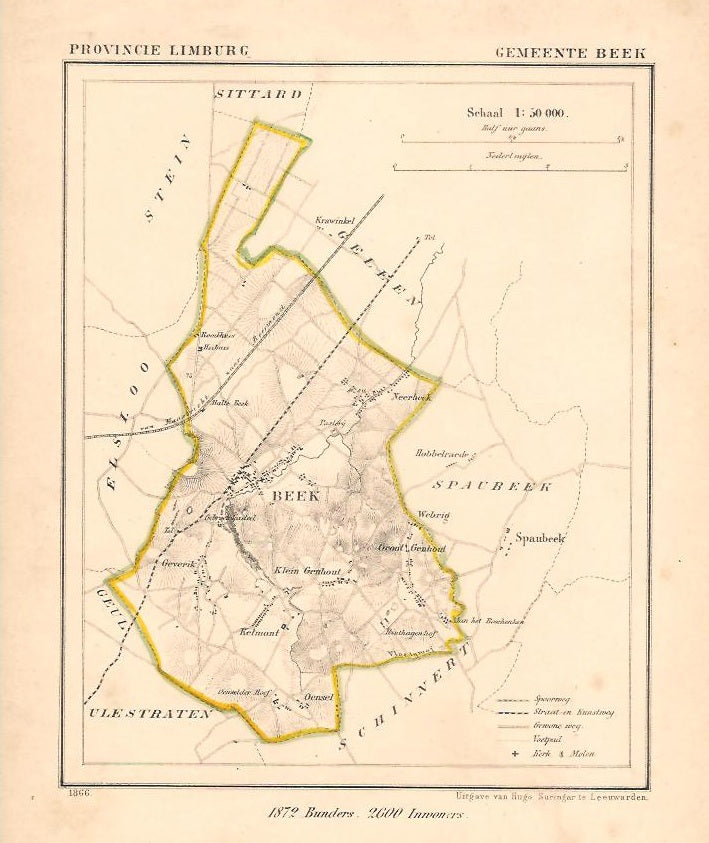 BEEK - Kuijper / Suringar - 1866