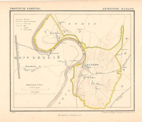 ELSLOO - Kuijper / Suringar - 1866