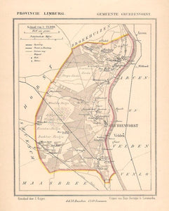 GRUBBENVORST - Kuijper / Suringar - ca. 1867