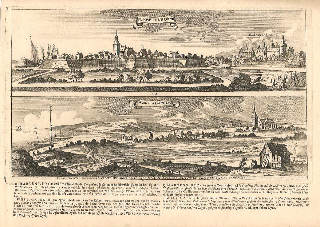 WESTKAPELLE SINT MAARTENSDIJK - J Peeters & C Bouttats - 1674