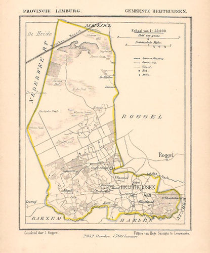 HEIJTHUIJSEN - Kuijper / Suringar - ca. 1867