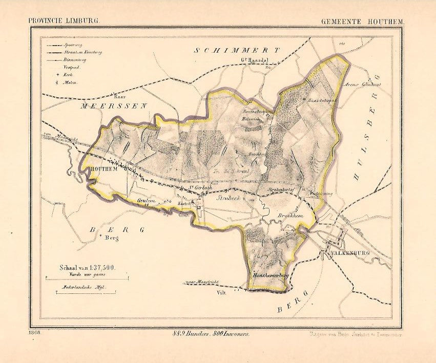HOUTHEM - Kuijper / Suringar - 1868