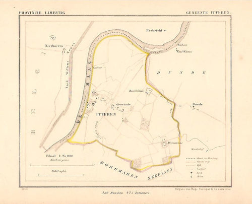 MAASTRICHT: ITTEREN - Kuijper / Suringar - 1866