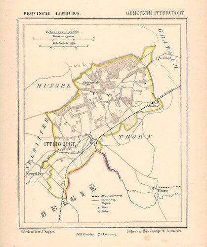 ITTERVOORT - Kuijper / Suringar - ca. 1867