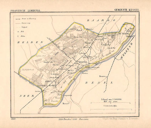 KESSEL - Kuijper / Suringar - 1868