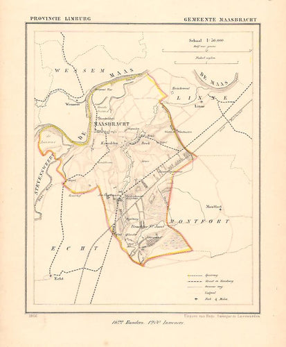 MAASBRACHT - Kuijper / Suringar - 1866