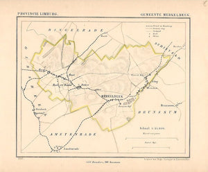 MERKELBEEK - Kuijper / Suringar - 1867