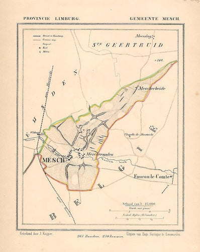 MESCH - Kuijper / Suringar - ca. 1867