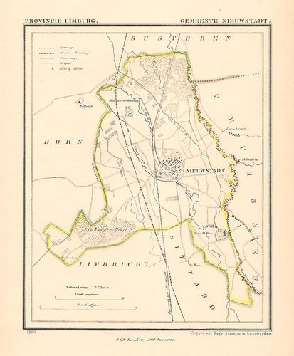 NIEUWSTADT - Kuijper / Suringar - 1866