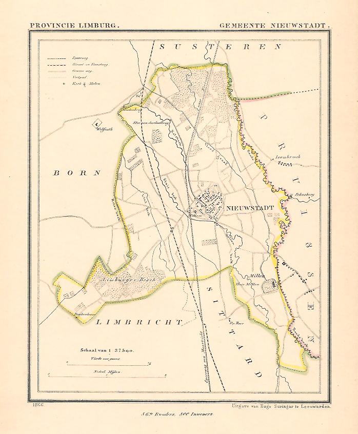 NIEUWSTADT - Kuijper / Suringar - 1866