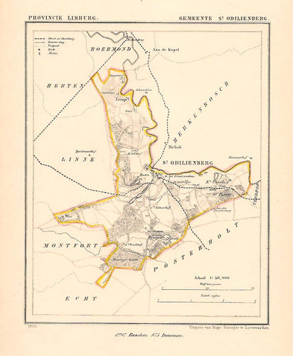 SINT ODILIENBERG - Kuijper / Suringar - 1866