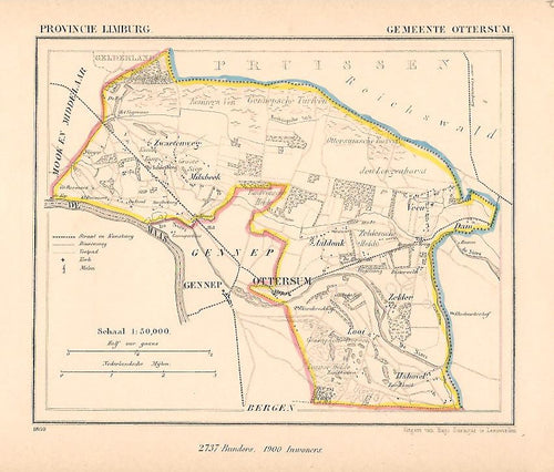 OTTERSUM - Kuijper / Suringar - 1869
