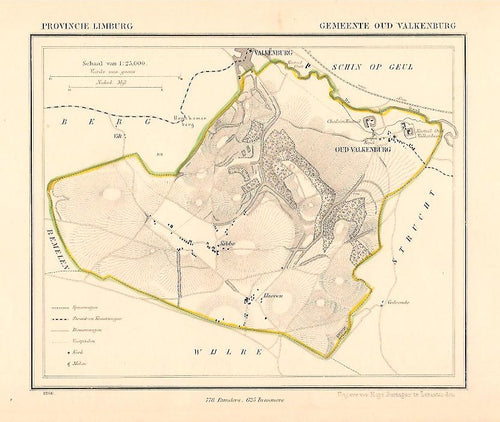 OUD - VALKENBURG - Kuijper / Suringar - 1866