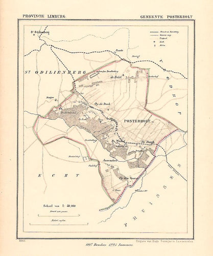 POSTERHOLT - Kuijper / Suringar - 1866