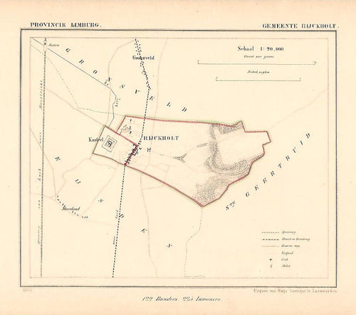 RIJCKHOLT - Kuijper / Suringar - 1866