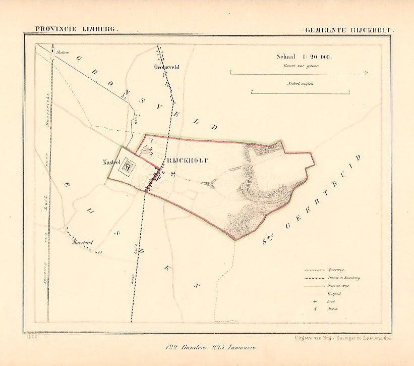 RIJCKHOLT - Kuijper / Suringar - 1866