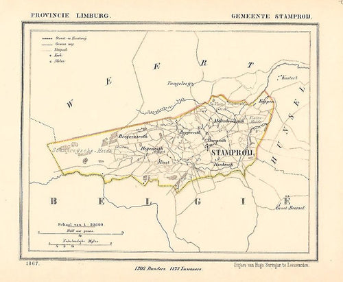 STAMPROIJ - Kuijper / Suringar - 1867