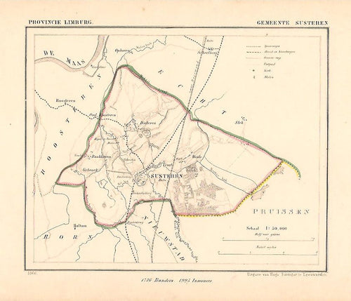 SUSTEREN - Kuijper / Suringar - 1866