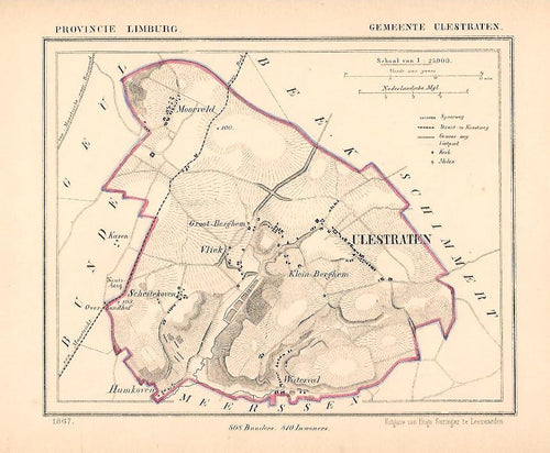 ULESTRATEN - Kuijper / Suringar - 1867