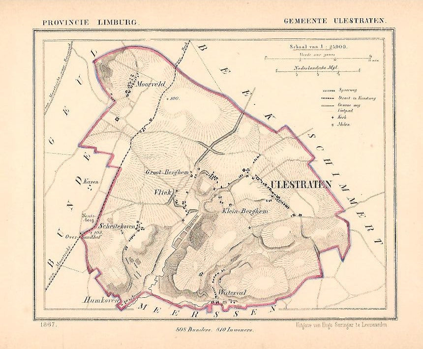 ULESTRATEN - Kuijper / Suringar - 1867